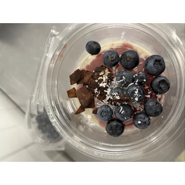 Protein bowl barackos-narancsos öntettel